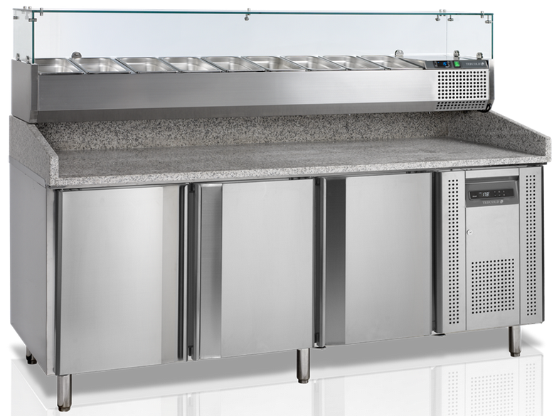 Tefcold pitsa külmtöölaud PT1300 + GVC38-200