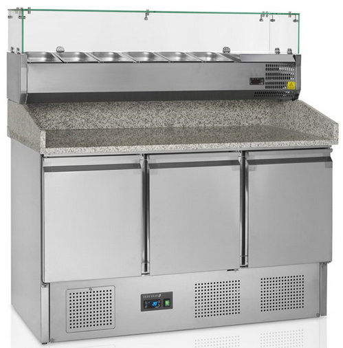 Tefcold pitsa külmtöölaud PT1365 + GVC33-140