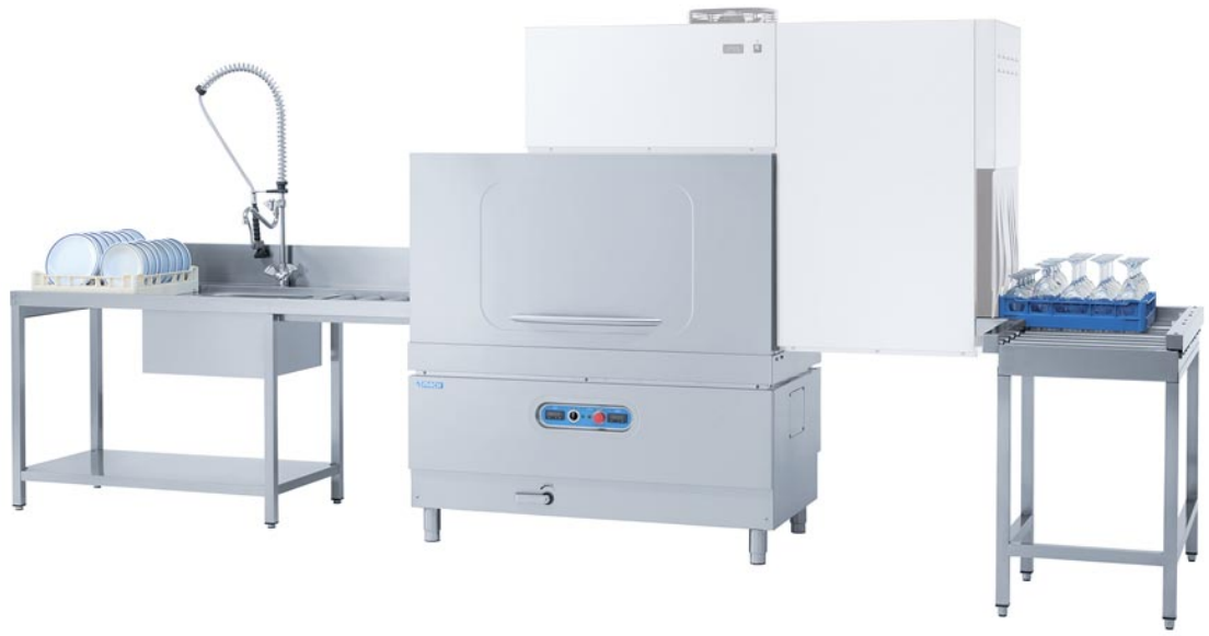 Mach konveiernõudepesumasin MST140DX