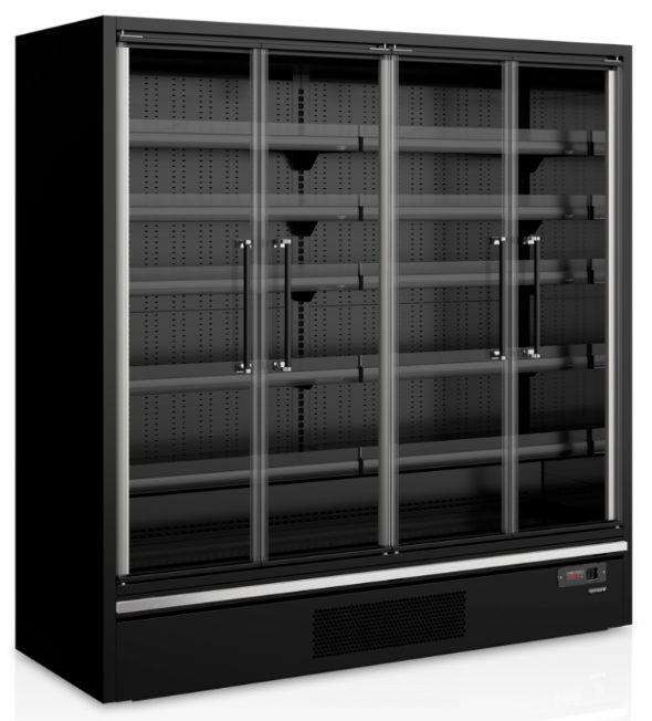 Tefcold iseteenindusvitriin GALAXY+ GP26FGD Black