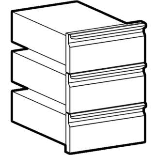 Gemm roostevabast terasest külmkapp CR7/3