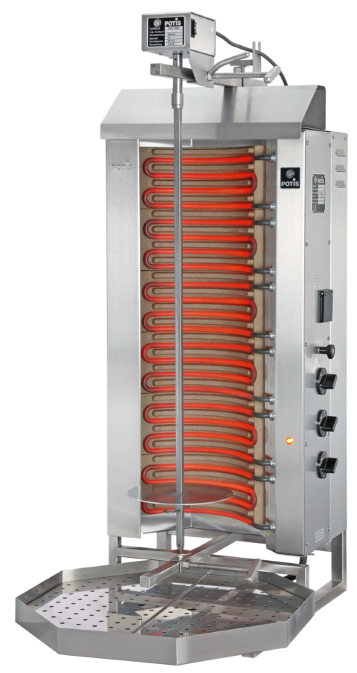 Potis kebabi grill E3-S