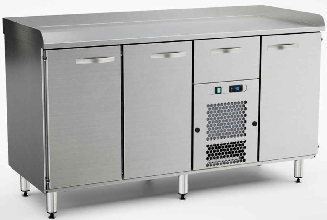 Inox Baltic pitsa külmtöölaud PZK-1631