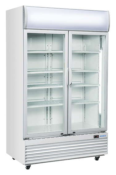 Coolhead kaheukseline vitriinkülmik DC 1000H