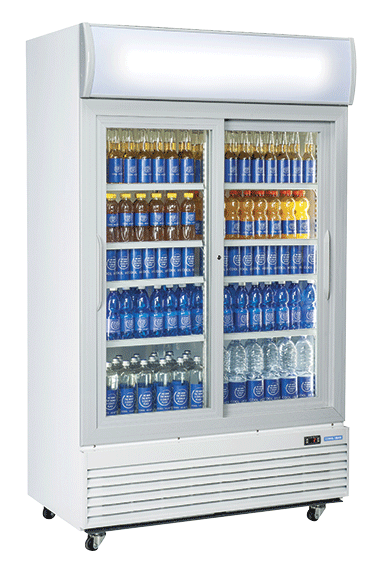 Coolhead kaheukseline vitriinkülmik DC 1000S